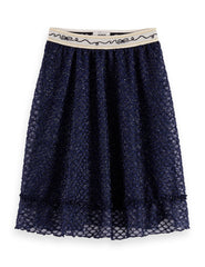 SCOTCH & SODA LUREX MIDI SKIRT