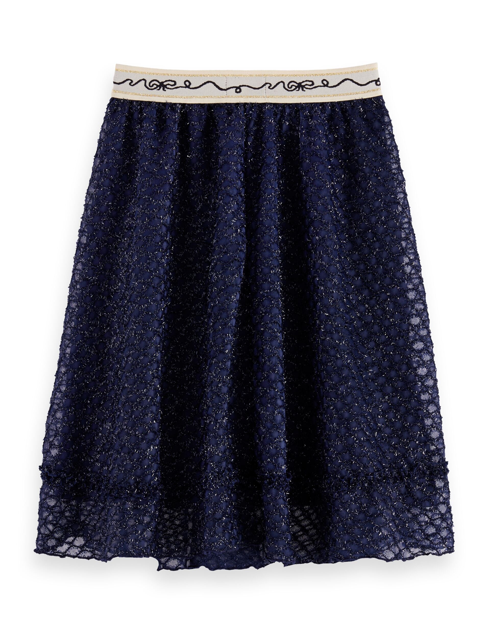 SCOTCH & SODA LUREX MIDI SKIRT