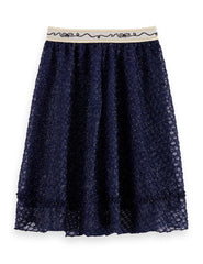 SCOTCH & SODA LUREX MIDI SKIRT