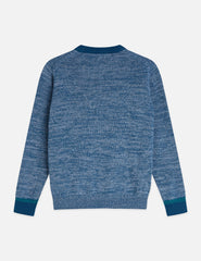 SCOTCH & SODA MELANGE YARN CREWNECK SWEATER