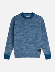 SCOTCH & SODA MELANGE YARN CREWNECK SWEATER