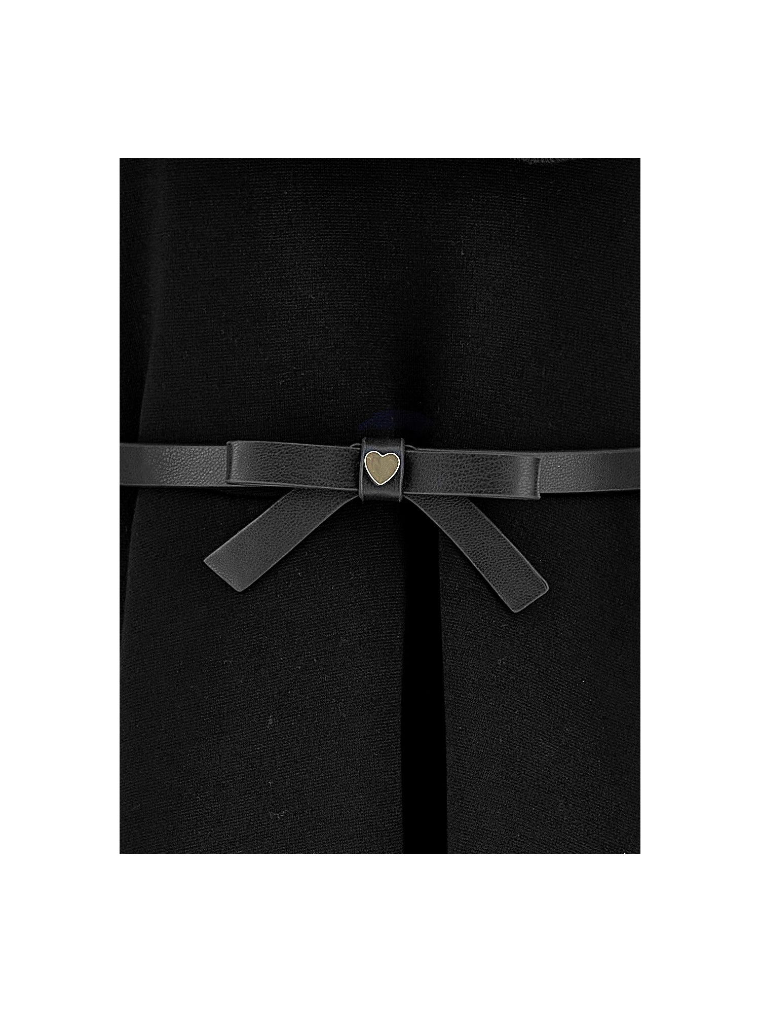 MONNALISA BELTED RUFFLE BIB TOP JUMPER