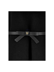 MONNALISA BELTED RUFFLE BIB TOP JUMPER