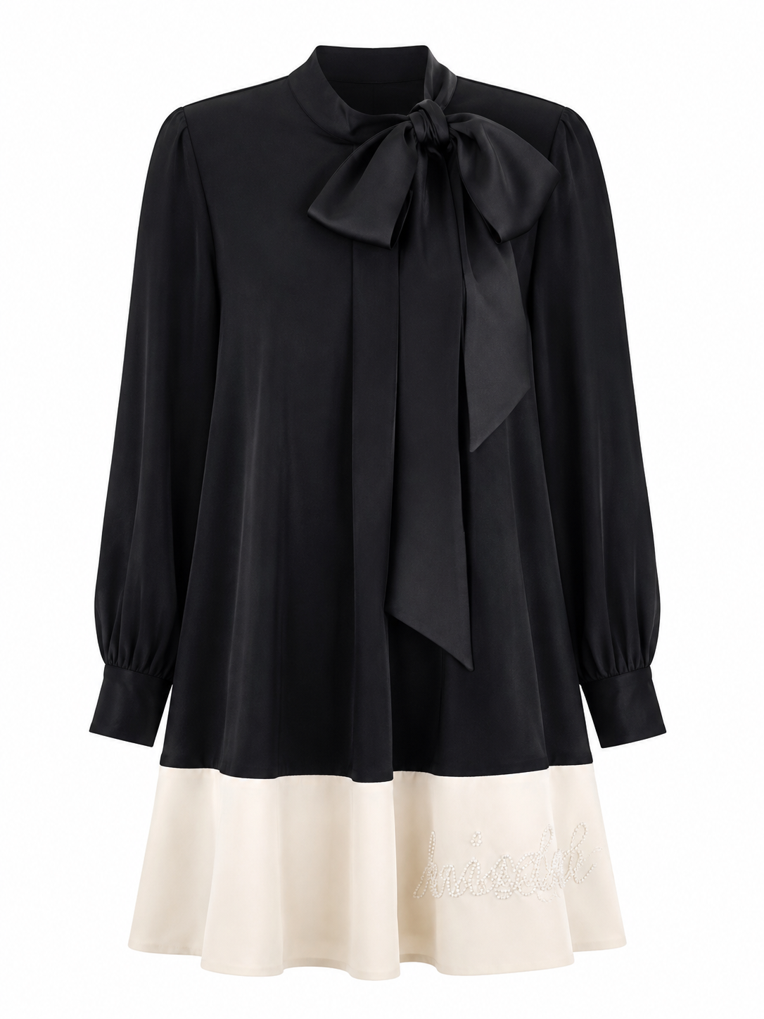 MIMISOL LOGO EMBROIDERED DRESS