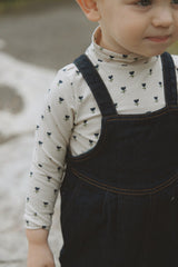 KIN KIN 2PC TULIP PRINT MOCKNECK AND ROMPER