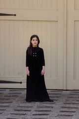 BONJOUR DOUBLE BREASTED VELOUR MAXI