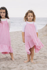 KIN KIN GINGHAM HI LOW JUMPER