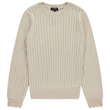 JAYBEE RIBBED CREW NECK SWEATER