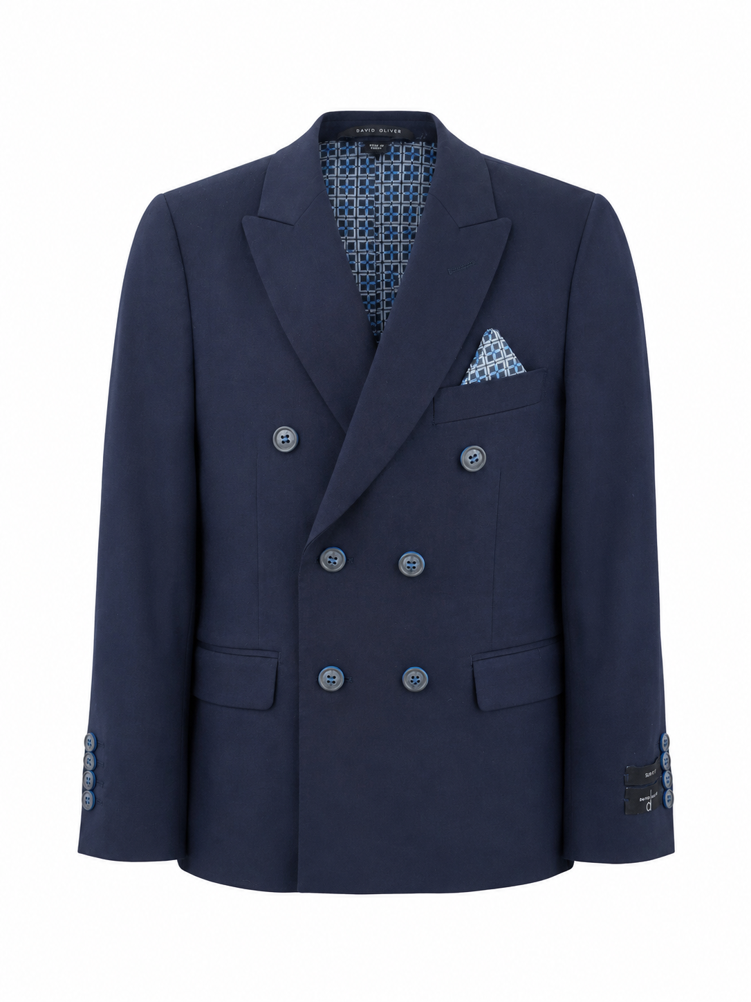 DAVID OLIVER DOUBLE BREASTED SUIT