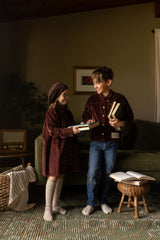 BIRNHAM ON THE SEA CROSSOVER CORDUROY COLLAR SHIRT