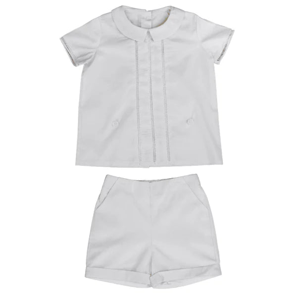 BELATI 2PC LADDER DETAIL SHIRT WITH BLOOMER