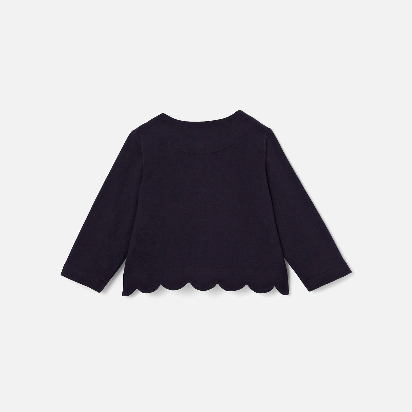 JACADI SCALLOPED CARDIGAN