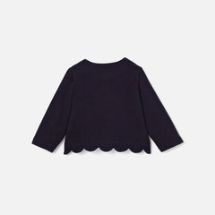 JACADI SCALLOPED CARDIGAN