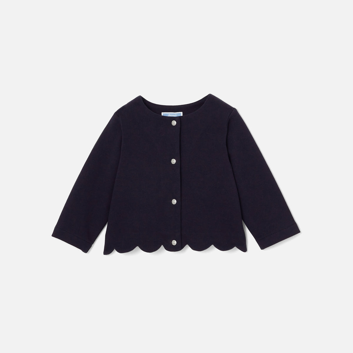 JACADI SCALLOPED CARDIGAN