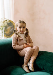 LIL LEGS BAMBOO MOCKNECK ONESIE
