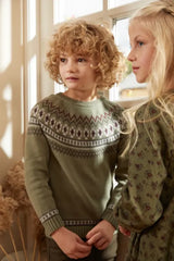 FYVE PRIMROSE CLASSIC FAIR ISLE SWEATER