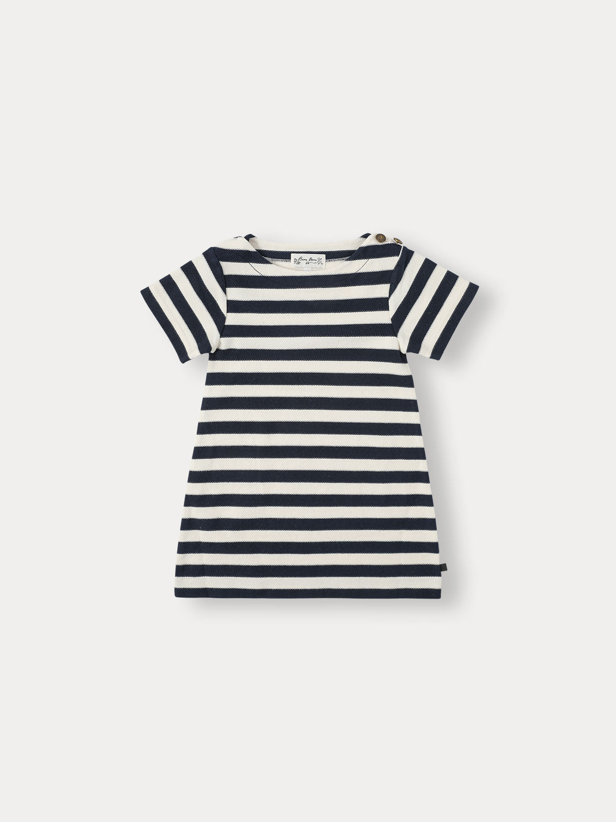 BENE BENE MARINE BUTTON DRESS