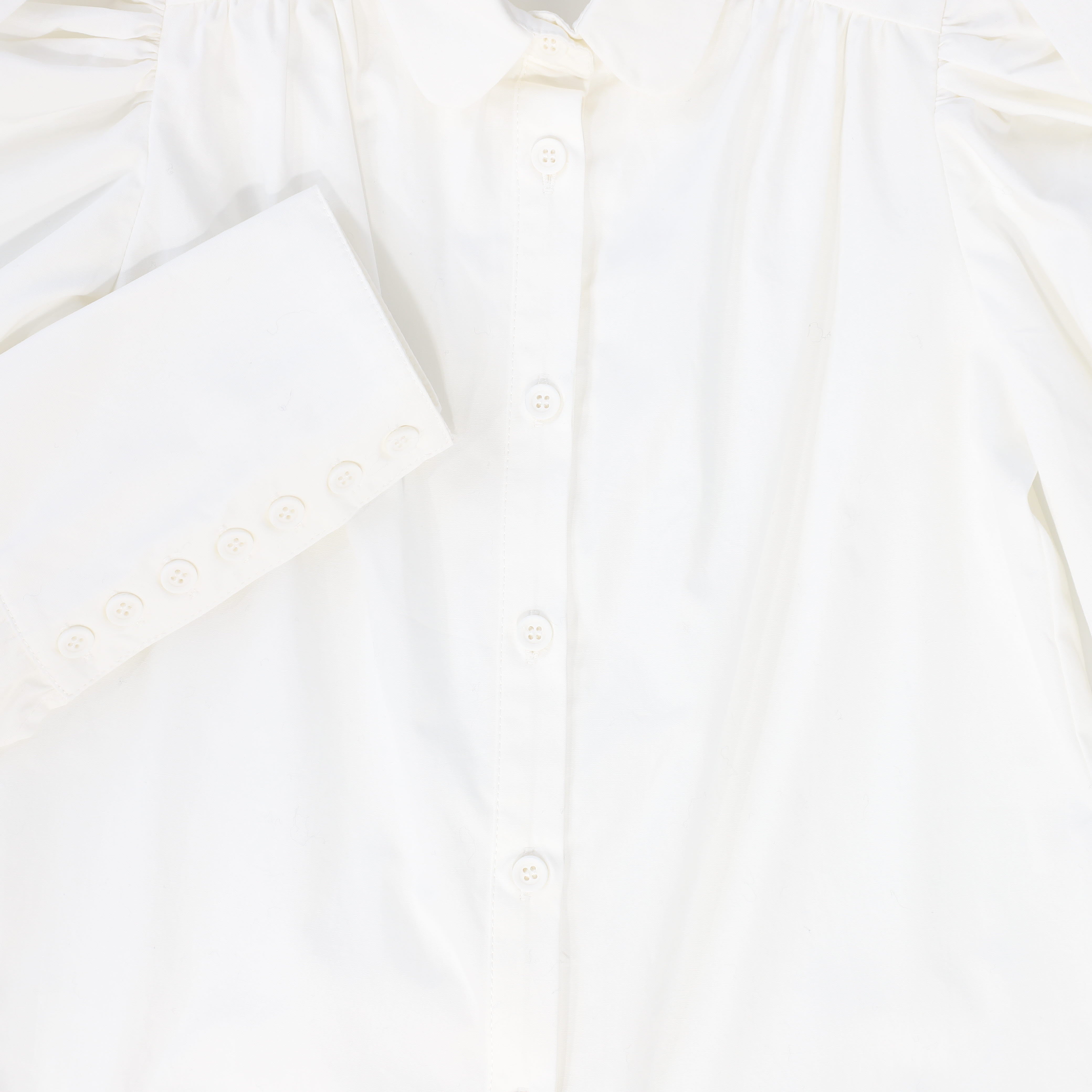 VALENTINA POINTED SHOULDER PUFF BLOUSE