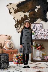 PORTER HERRINGBONE BOW DESIGN BUBBLE JUMPER