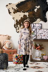 PORTER BUTTERFLY PRINT DRESS