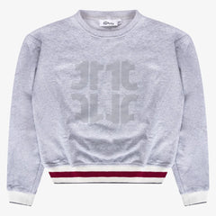 ONE TWENTY SIGNATURE COLLAR SWEATSHIRT