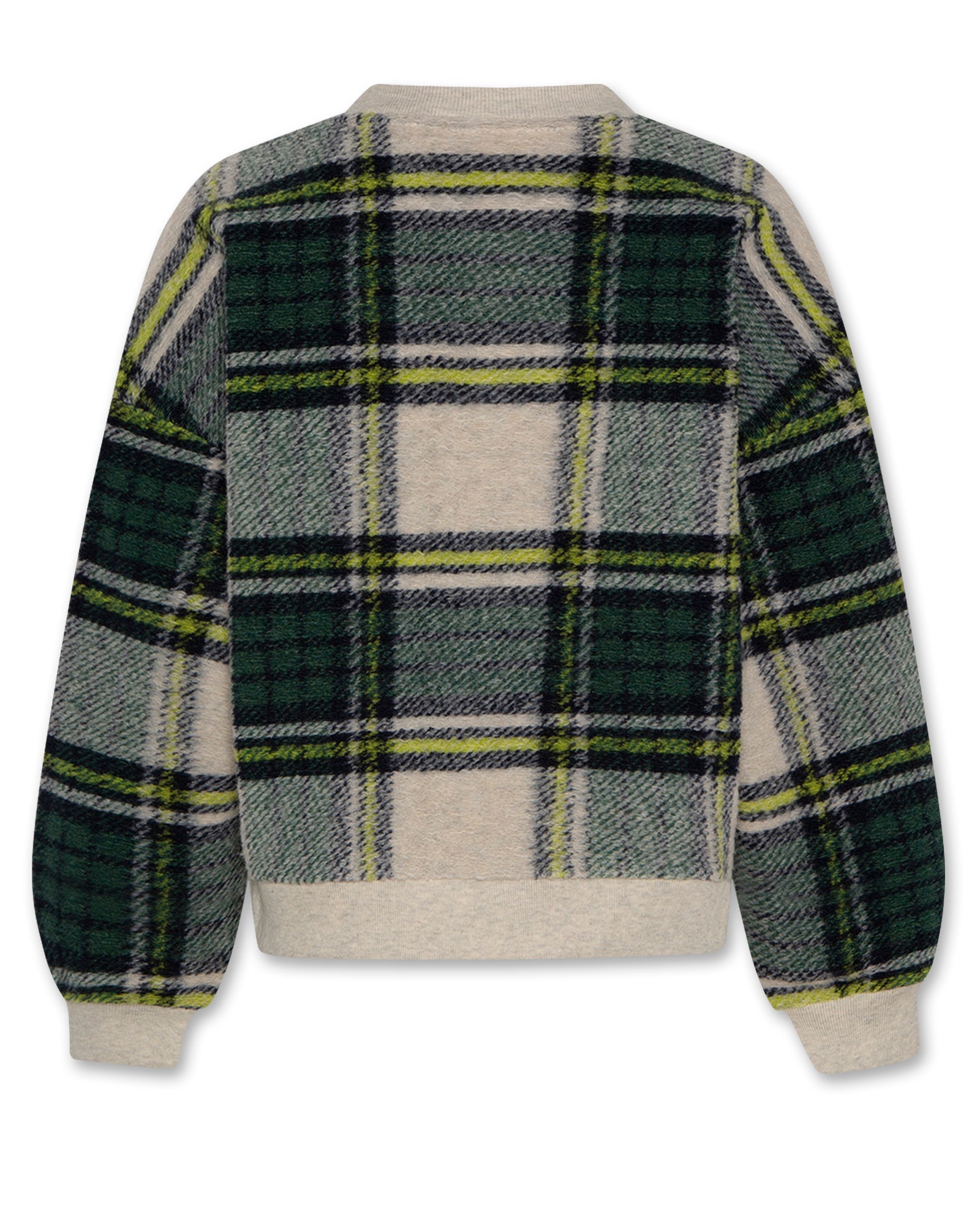 AO 76 VIOLETA AIKO PLAID SWEATER