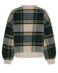 AO 76 VIOLETA AIKO PLAID SWEATER