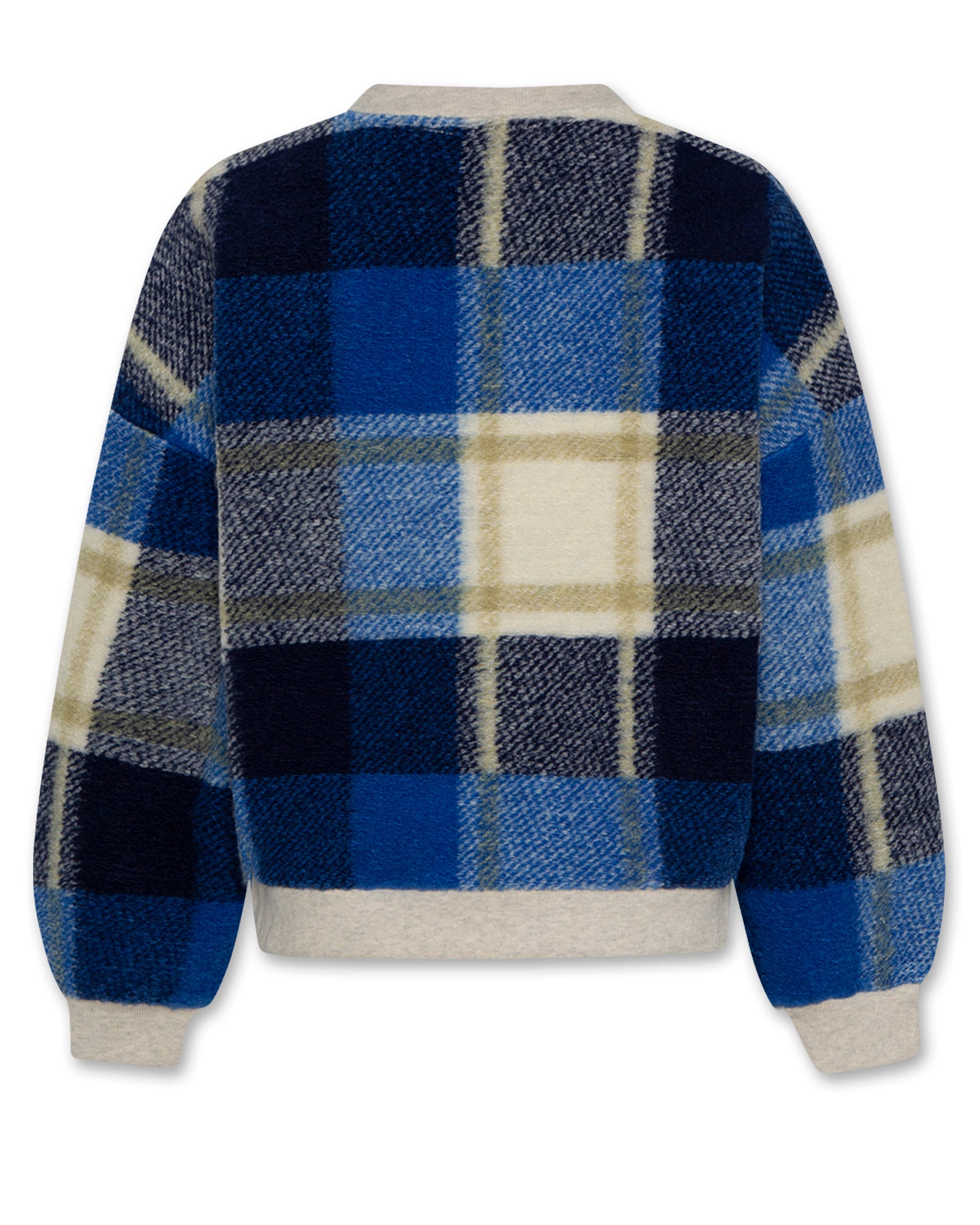 AO 76 VIOLETA BLAIR PLAID SWEATER