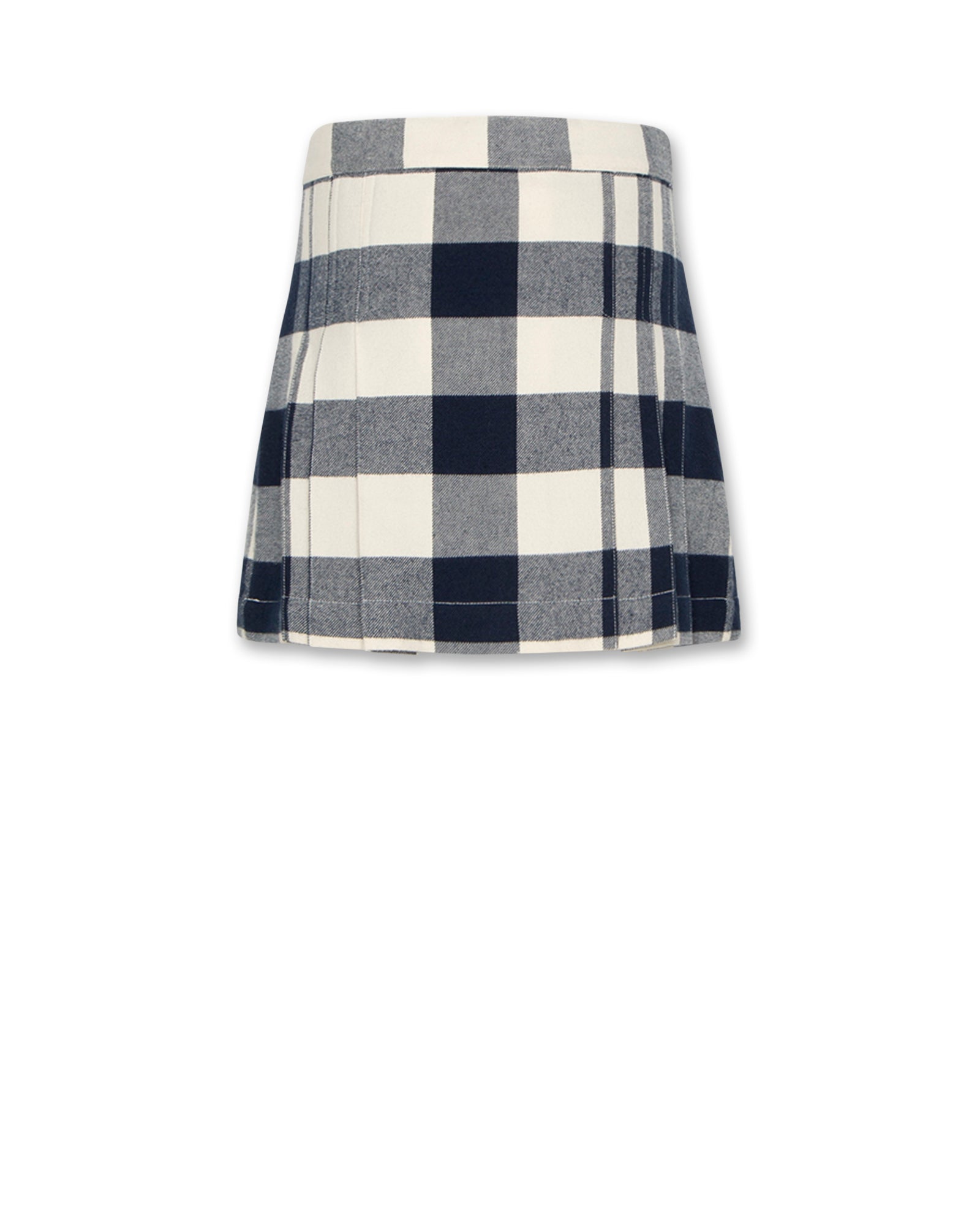 AO 76 CARMELITE GINGHAM MAXI SKIRT