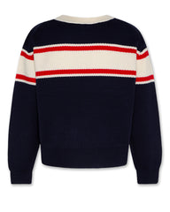 AO 76 ELLY CREW NECK LOGO SWEATER