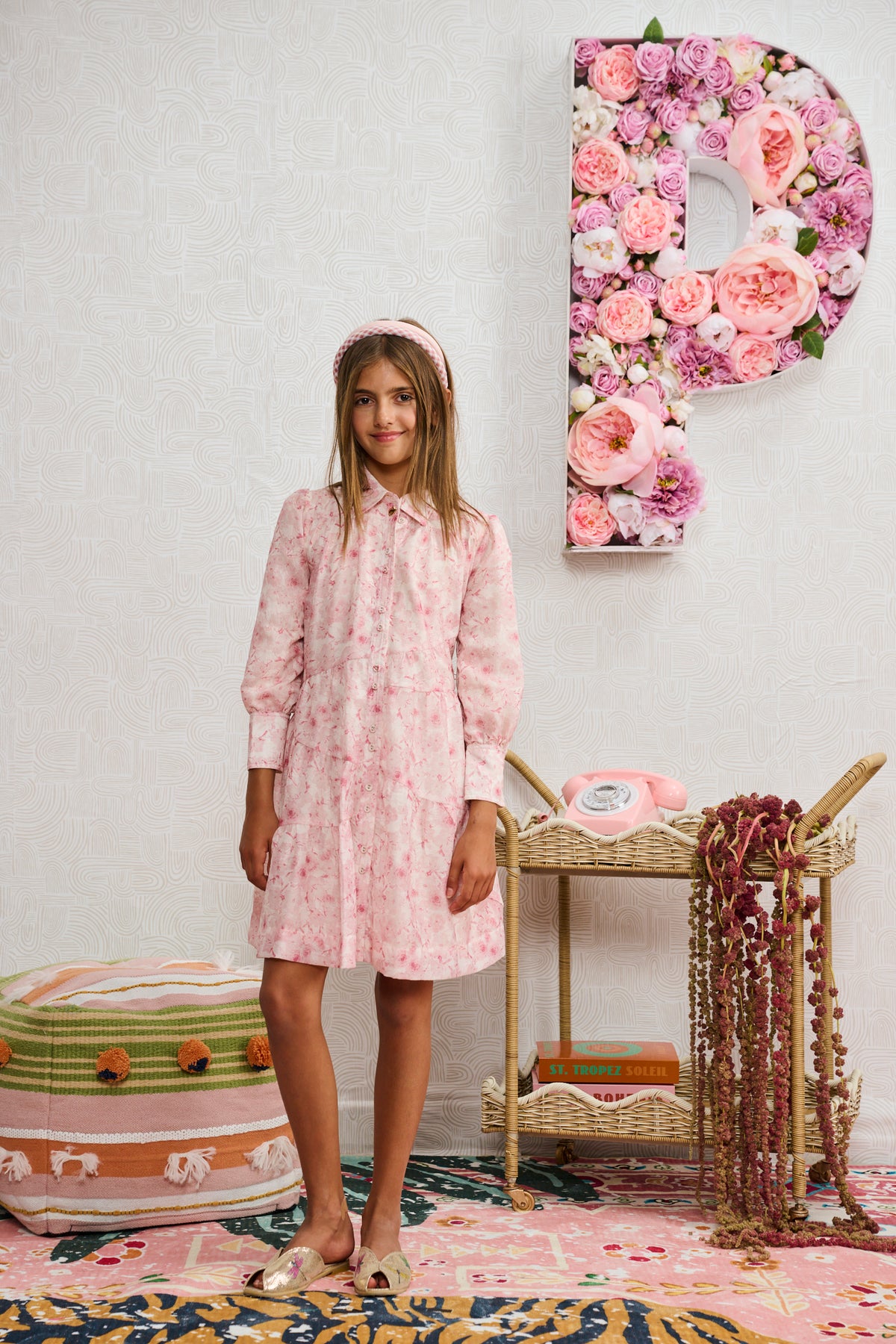 PORTER BUTTON DOWN FLORAL DRESS