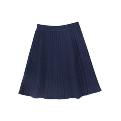 VALENTINA DENIM PLEATED SKIRT
