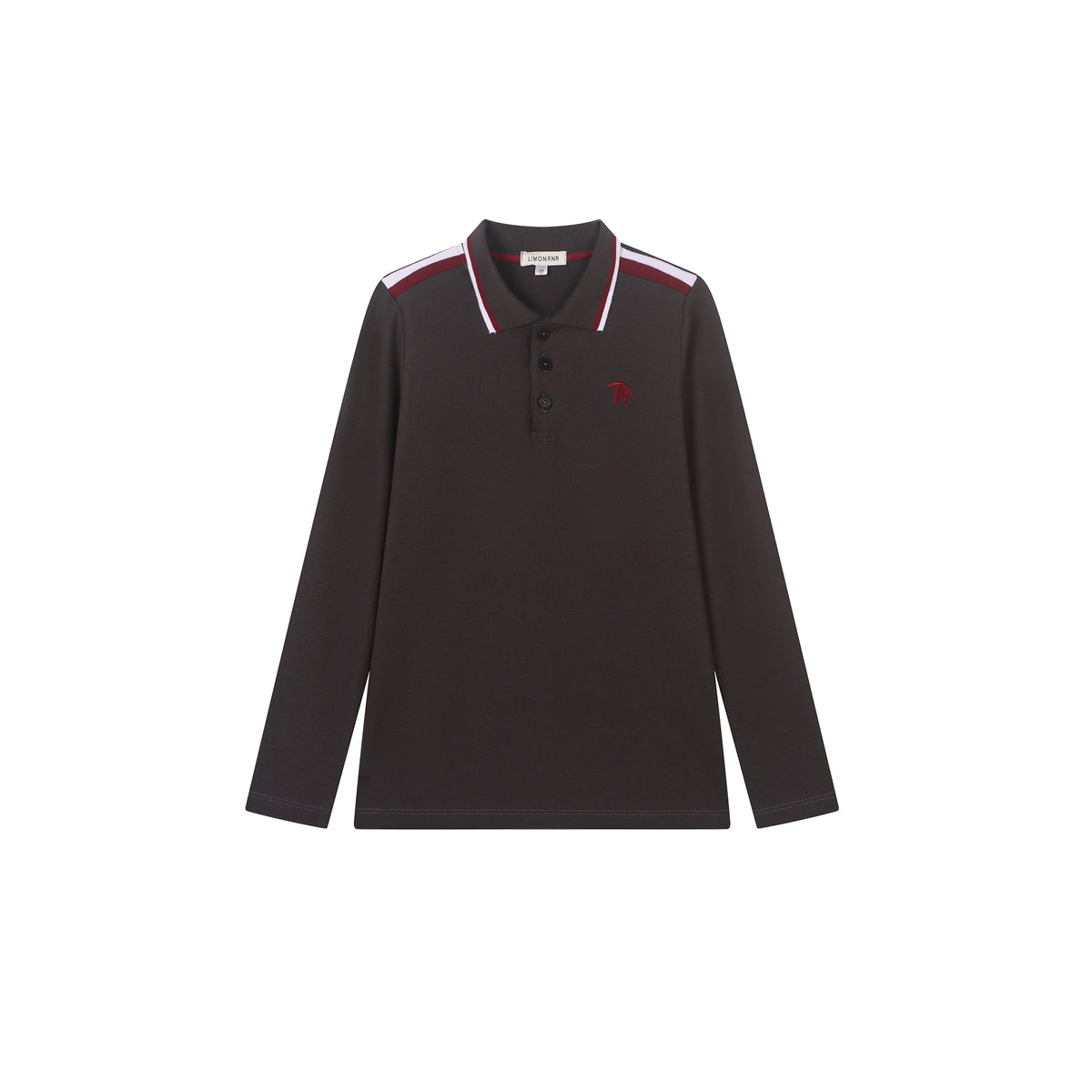 LIMONANA STRIPED SHOULDER POLO