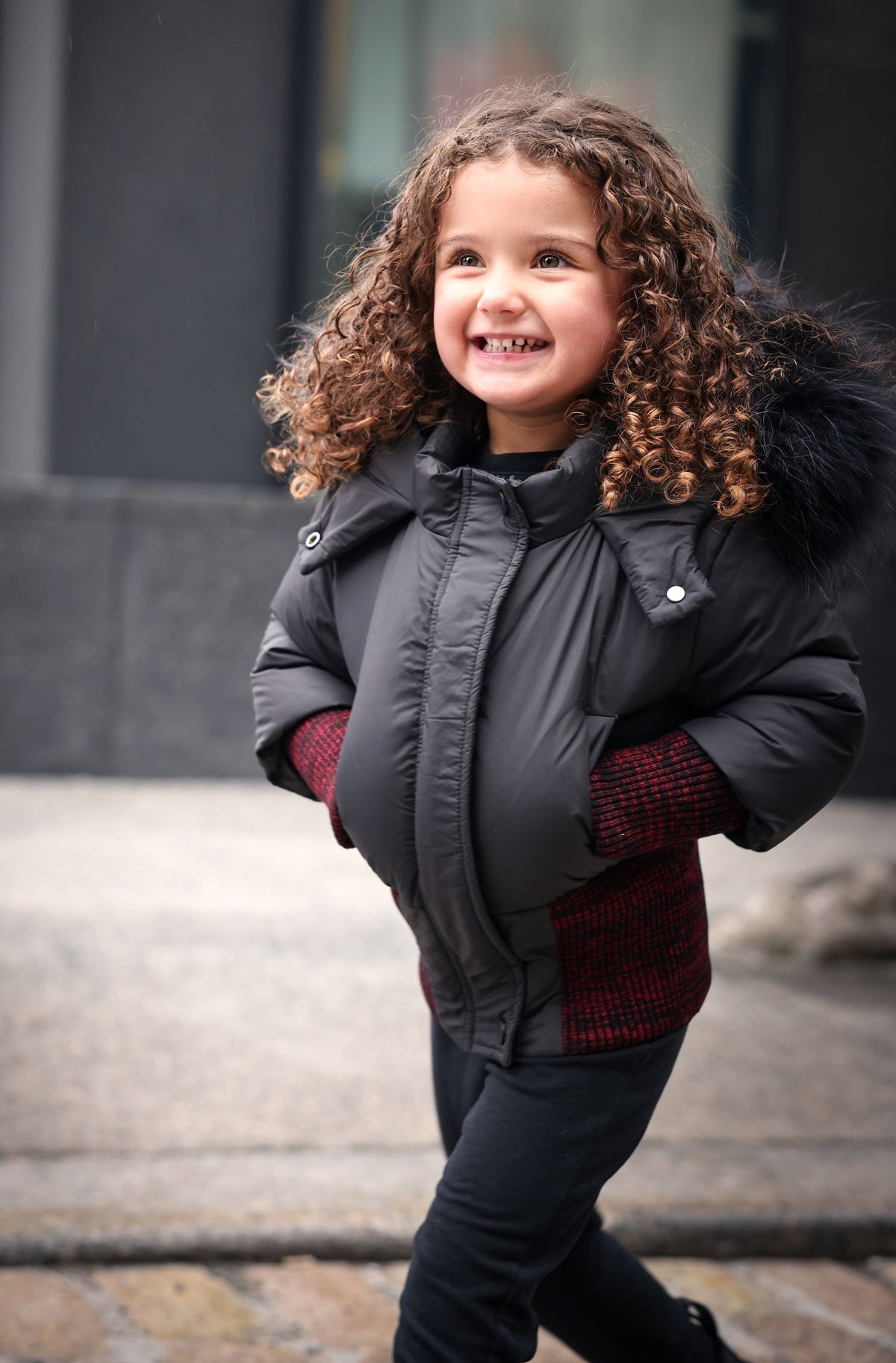 MANTEL RIB MIX BORDER JACKET
