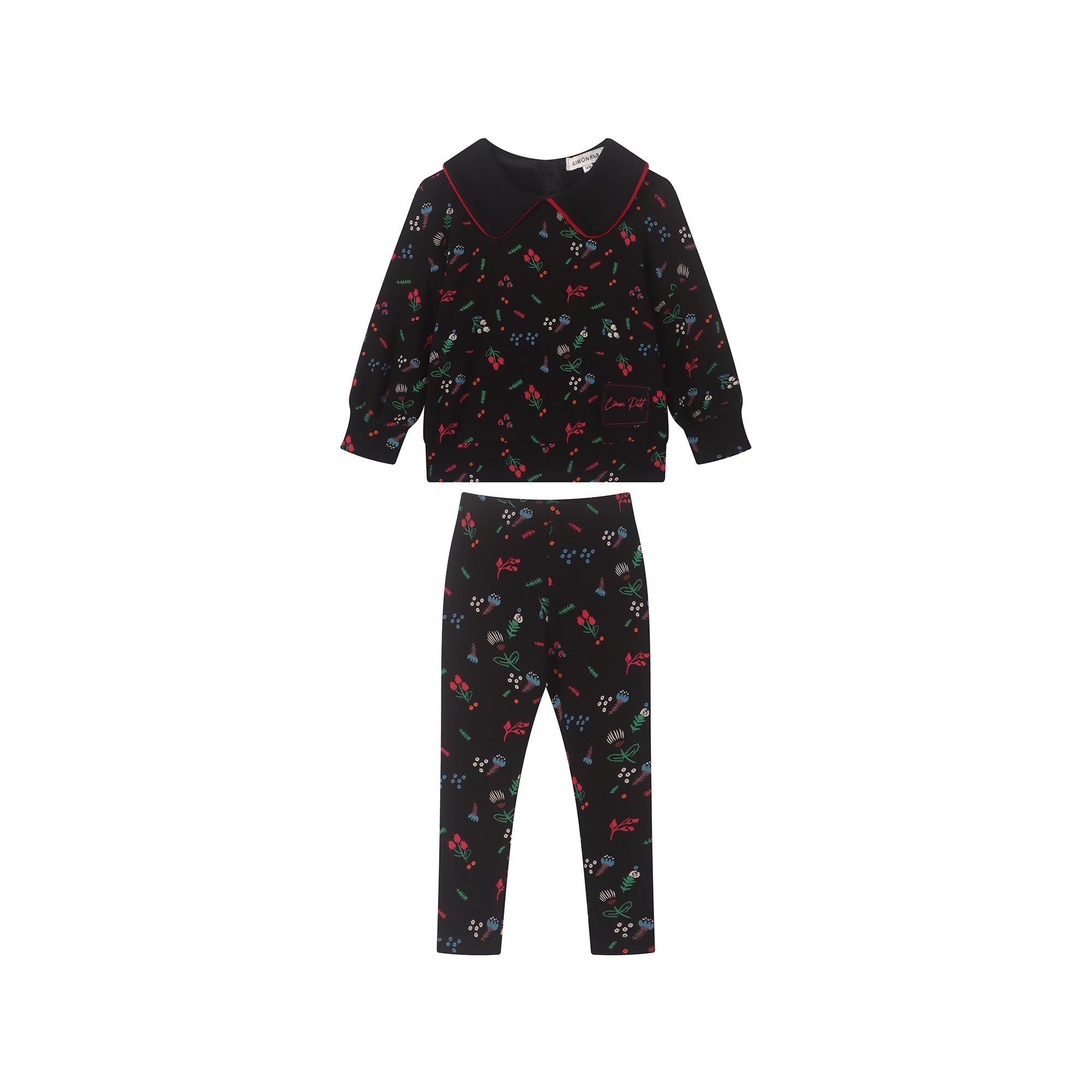 LIMONANA 2PC FLORAL TOP WITH LEGGING SET