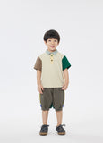JNBY COLORBLOCK SHORT SLEEVE POLO