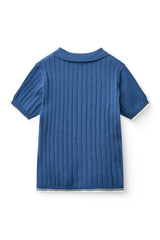 COPENHAGEN COLORS RIB KNIT POLO