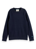 SCOTCH & SODA KNIT STRUCTURED PULLOVER SWEATER