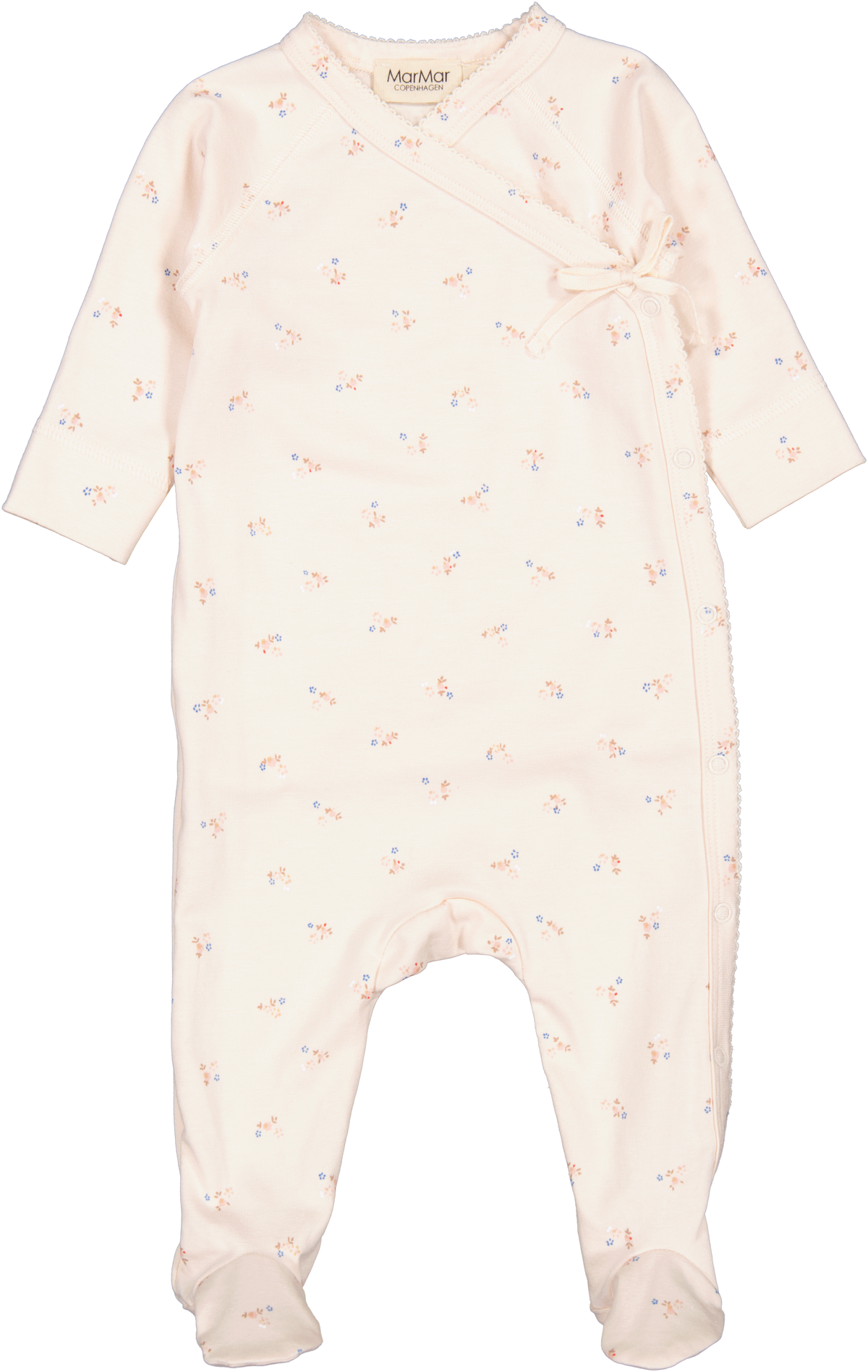 MARMAR 3PC RUBETTA FLORAL PRINT FOOTIE WITH AIKI HAT AND ALIDA BLANKET