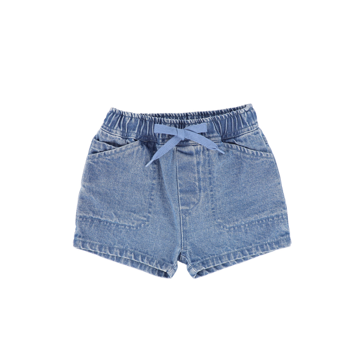 LE BOURDON DENIM POCKET SHORTS