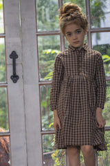 JAYBEE CHECKERED SHIRTDRESS