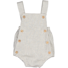 COTTON LITTLE THINGS CHECKED ROMPER