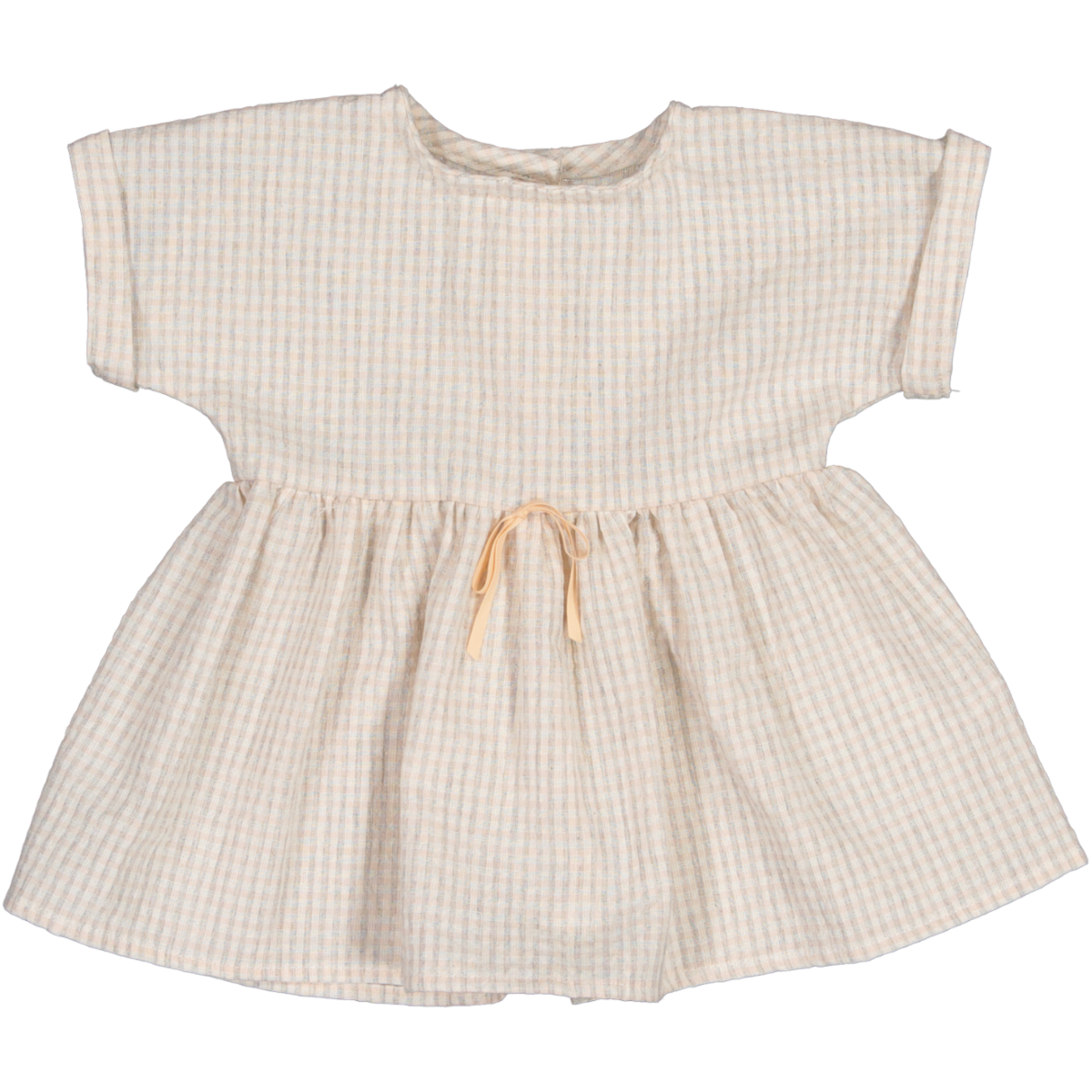 COTTON LITTLE THINGS CHECKED DRESS