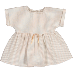 COTTON LITTLE THINGS CHECKED DRESS