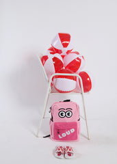 LOUD APPAREL "MELA" EYES LOGO PRINT SLIDES