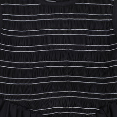 BAMBOO GATHERED V WAIST MAXI JUMPER
