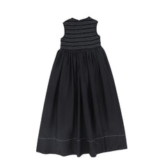 BAMBOO GATHERED V WAIST MAXI JUMPER