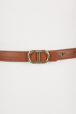 TWINSET OVAL T BUCKLE BELT