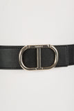 TWINSET OVAL T BUCKLE BELT