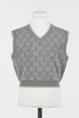 TWINSET SHORT KNIT VEST